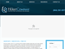 Tablet Screenshot of hurstcpa.com